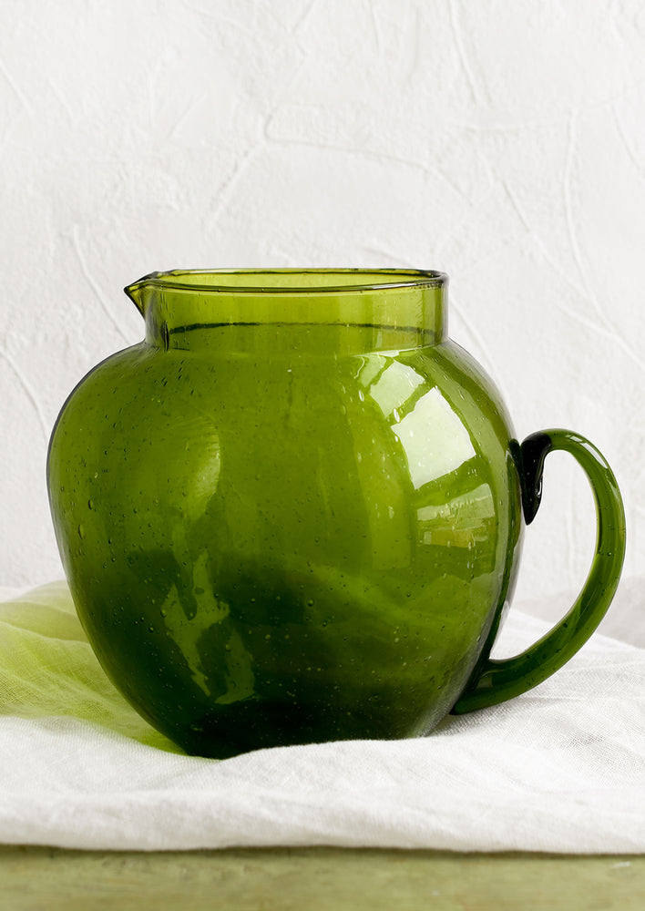Verde Recycled Glass Pitcher