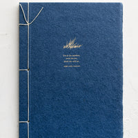 Ralph Waldo Emerson: A journal with blue cover with Ralph Waldo Emerson quote.