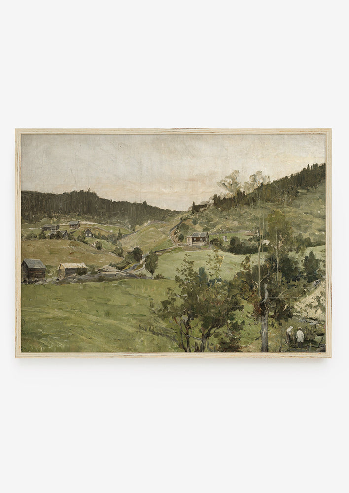 The House in The Hills Print hover