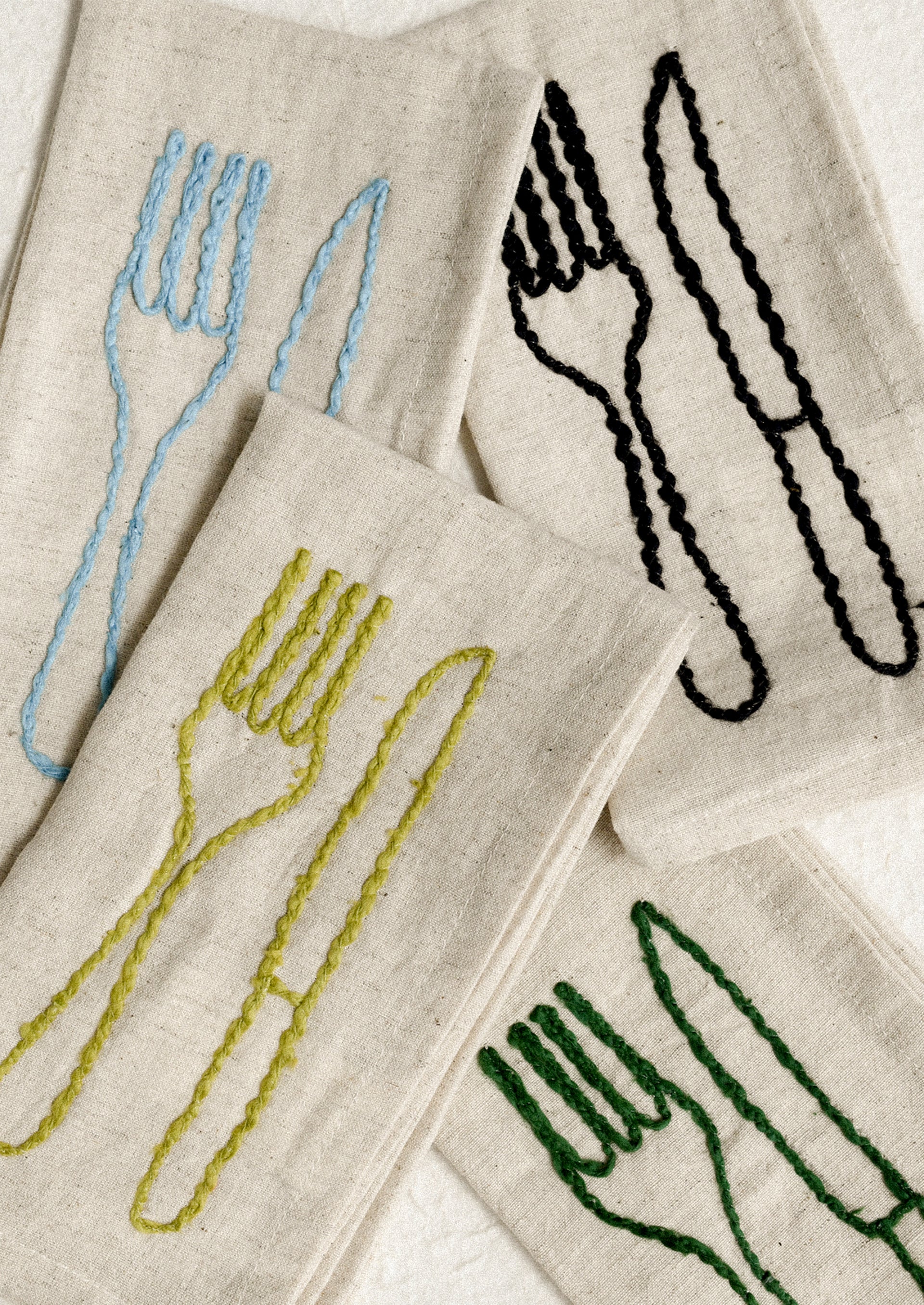 Al Fresco Embroidered Napkin Set