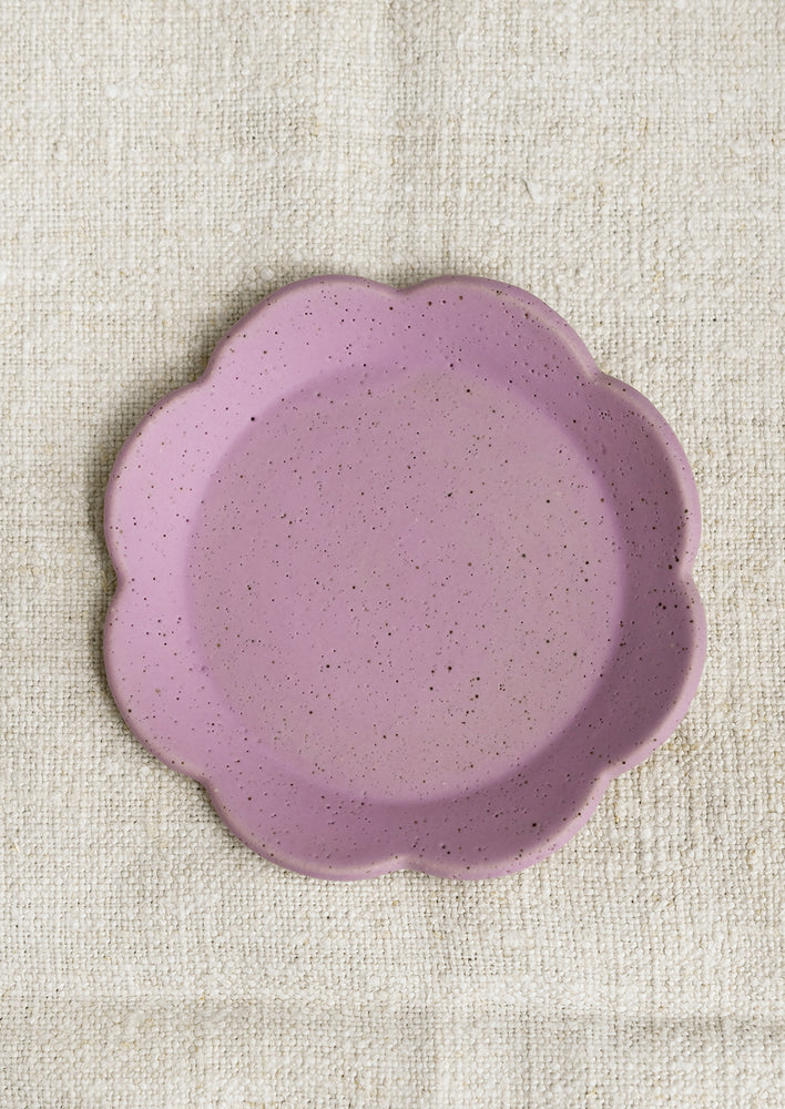 Scalloped Ceramic Trinket Dish