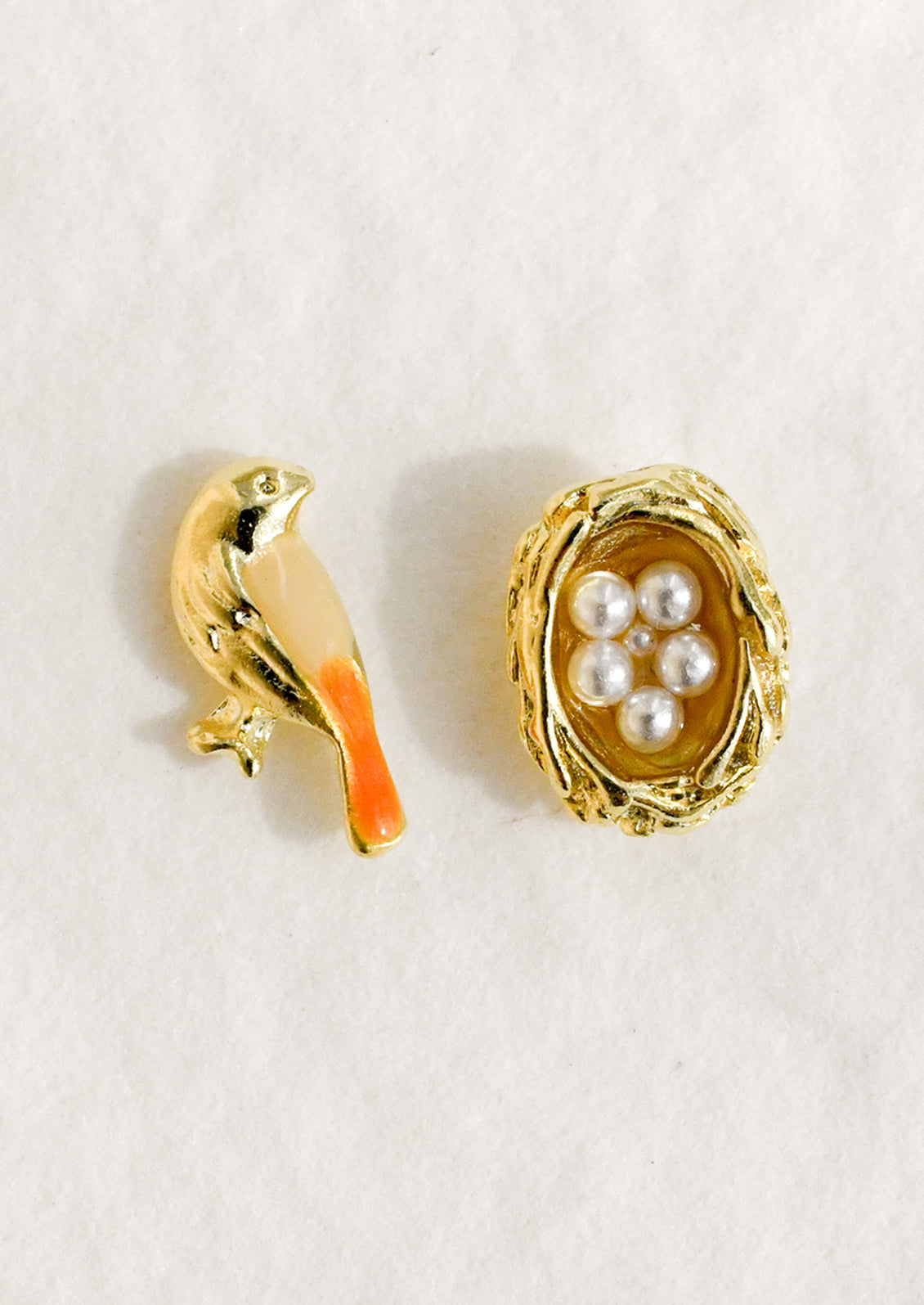 Bird's Nest Stud Earrings