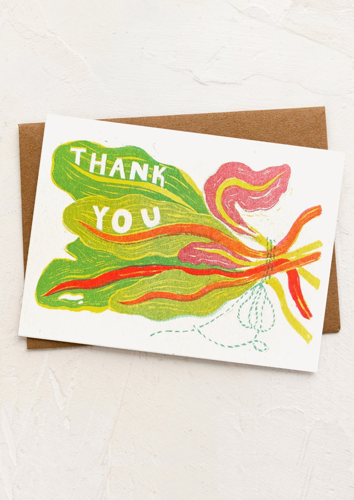 Rainbow Chard Thank You Card – LEIF