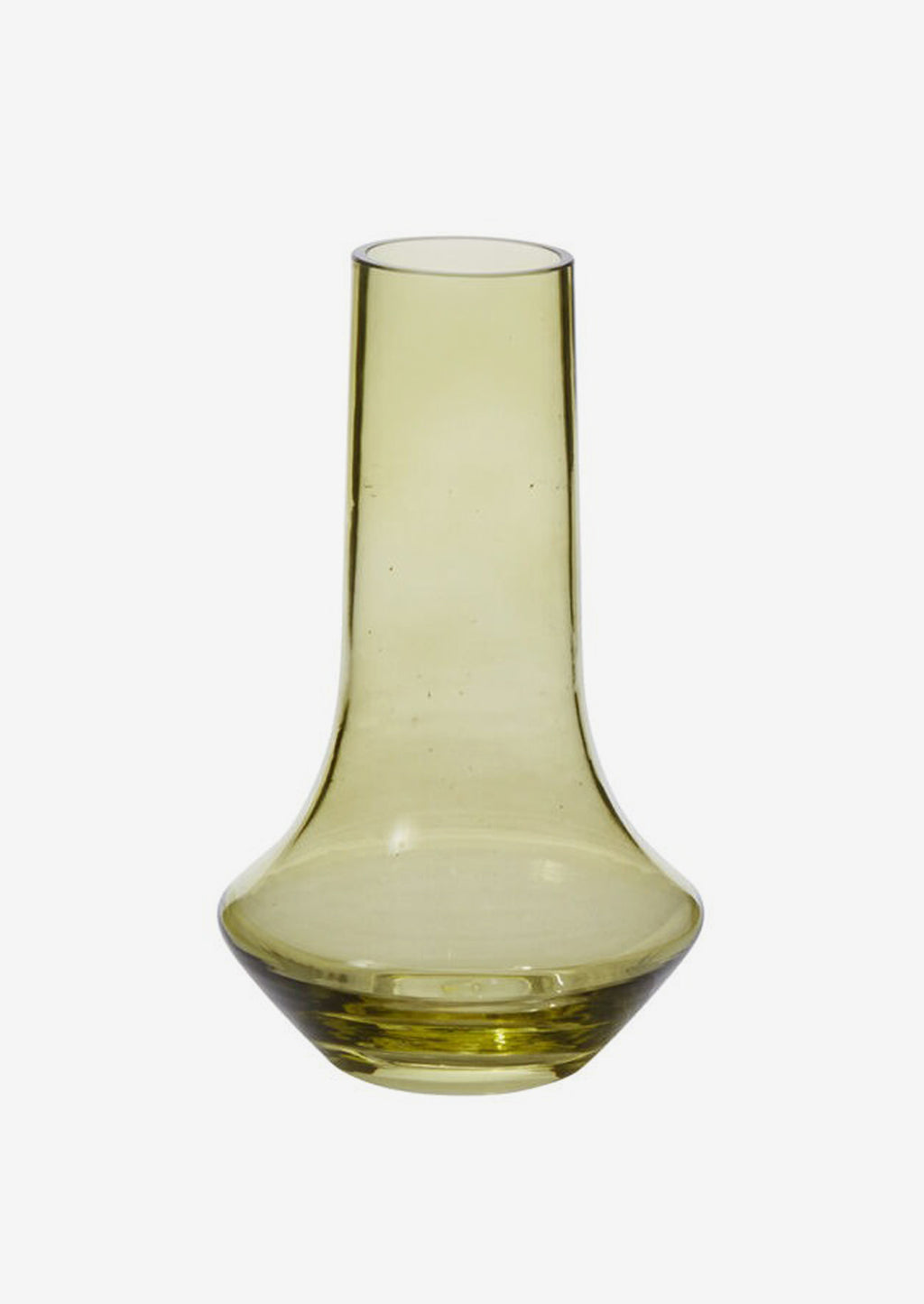 Green: Color Tint Glass Vase