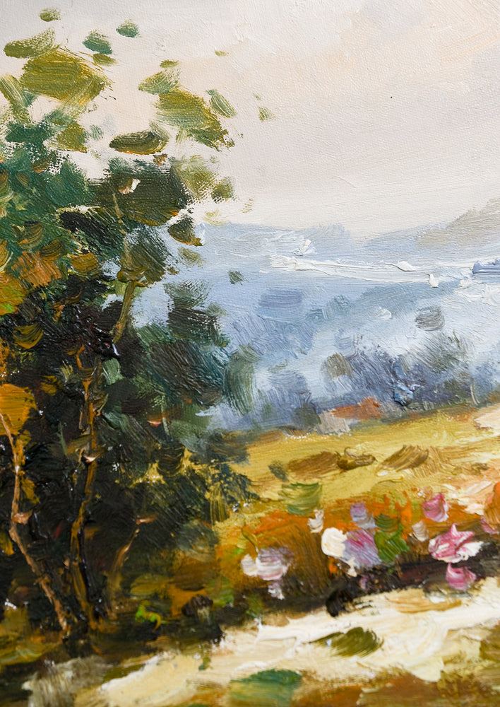 Framed Oil Landscape Painting, Vista II hover