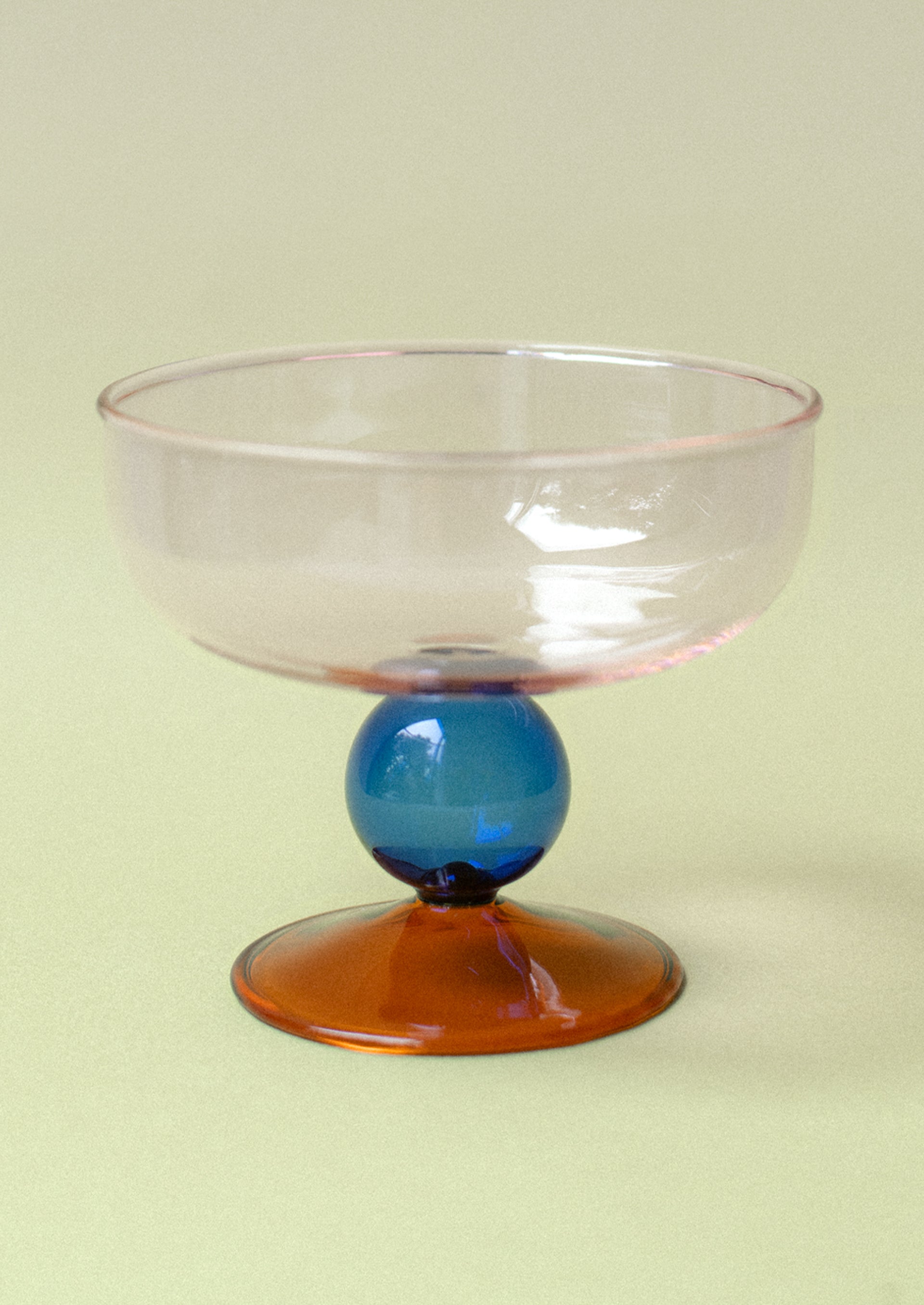 Tinted Glass Coupe - Pink/Amber
