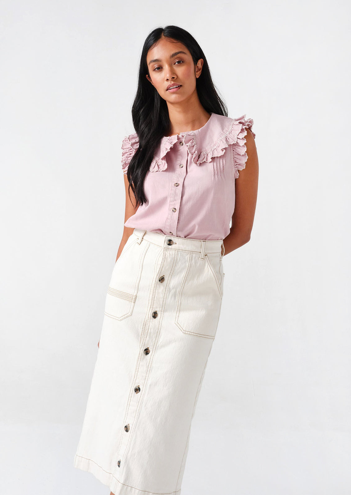 Elodie Utility Midi Skirt – LEIF