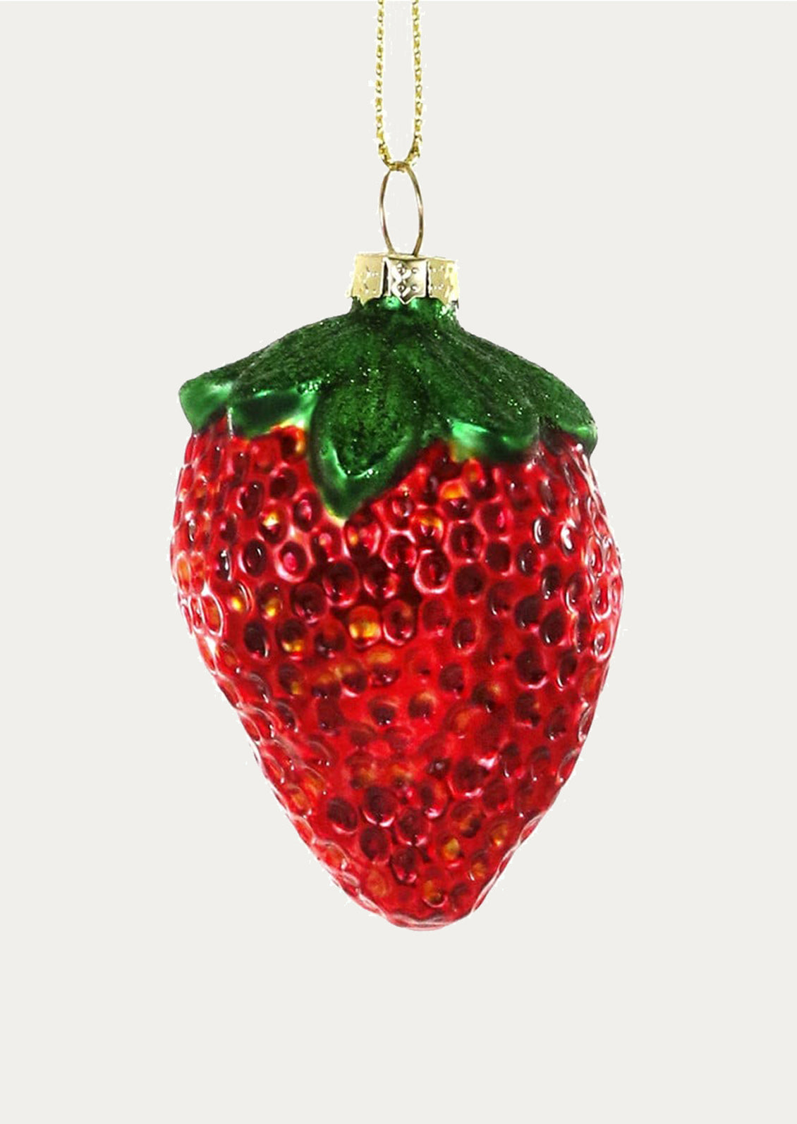 Decorative strawberry ornament.