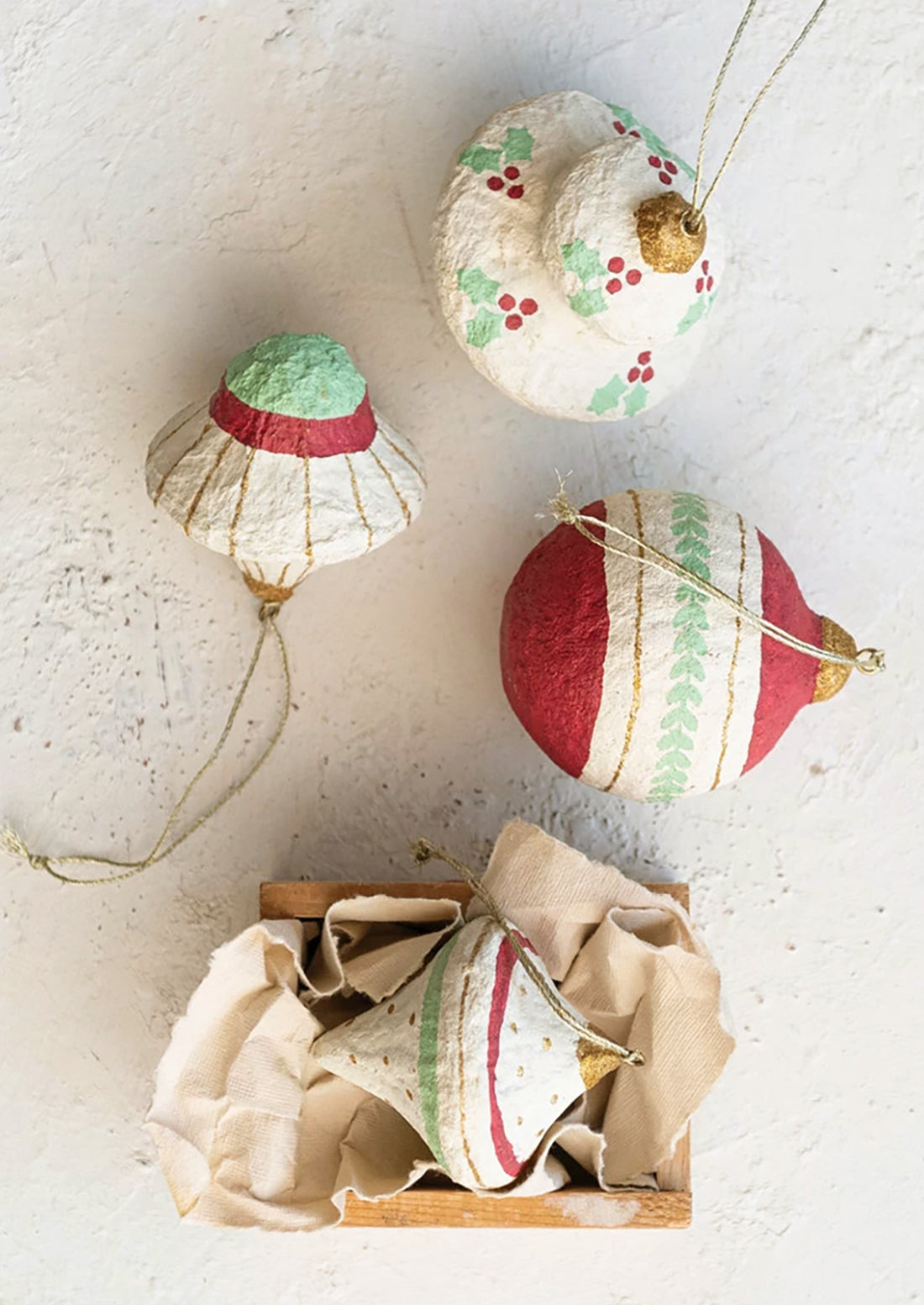 Festive Paper Maché Ornament – LEIF