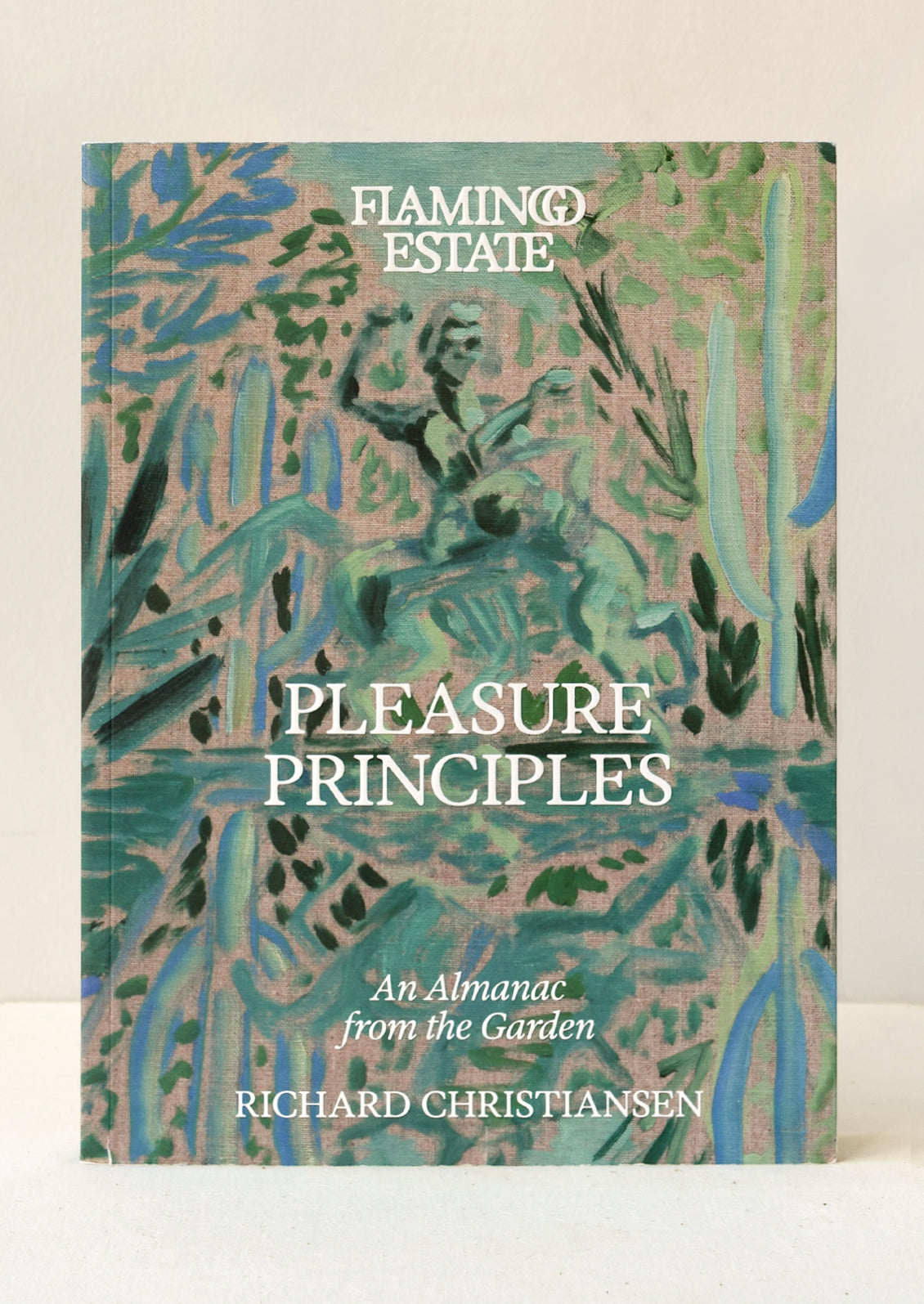 A book entitled 'Flamingo Estate: Pleasure Principles' by Richard Christiansen