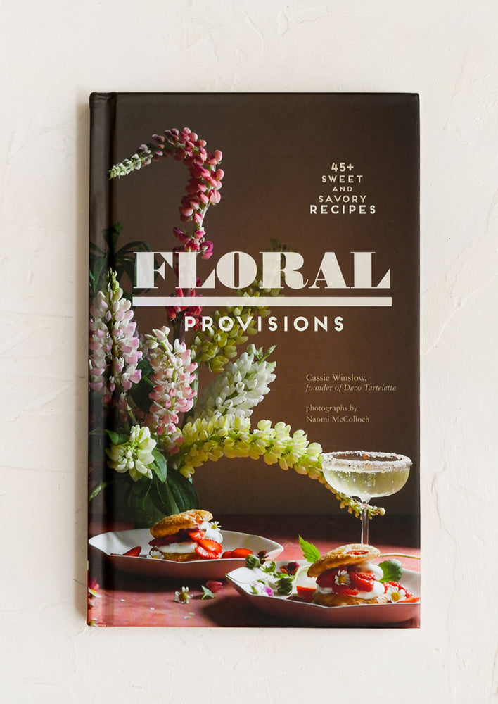 Floral provisions hardcover book.