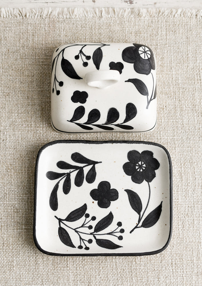 Folklore Floral Butter Dish