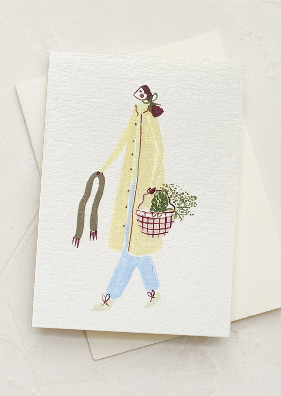 Foraging Girl Mini Card – LEIF