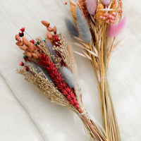 Pink Multi: A dried bundle of flowers in pink multi.