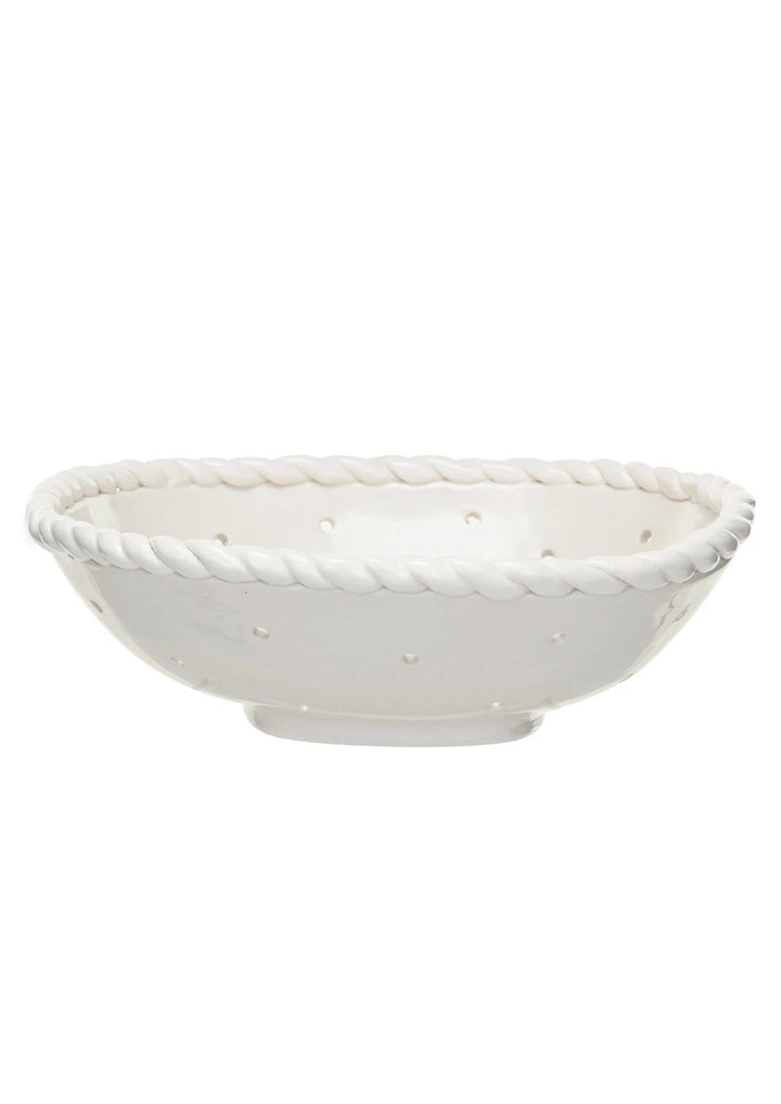 Gia Ceramic Colander Bowl hover