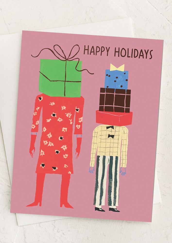 1: An illustrated holiday card.
