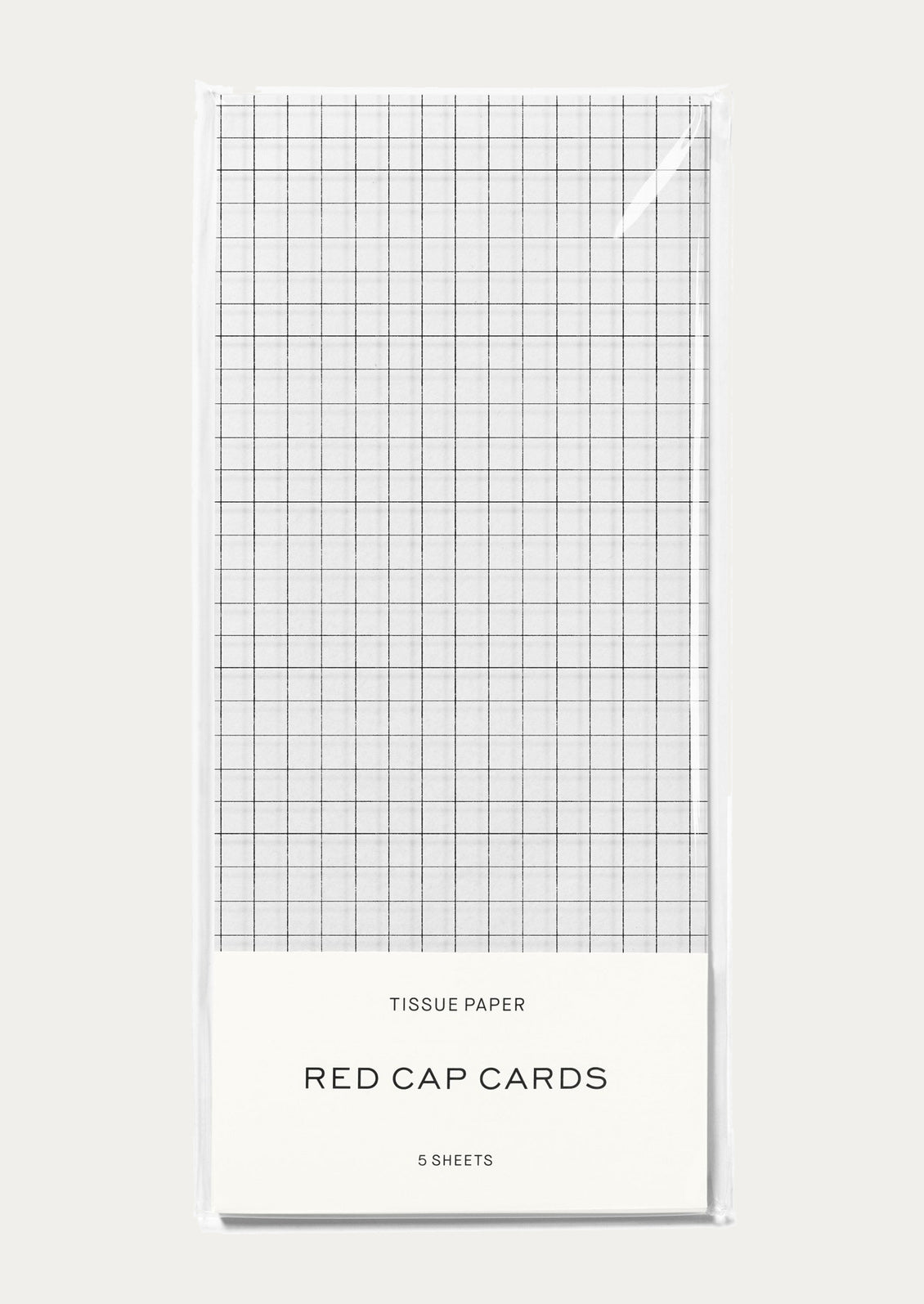 Grid patterned tissue paper