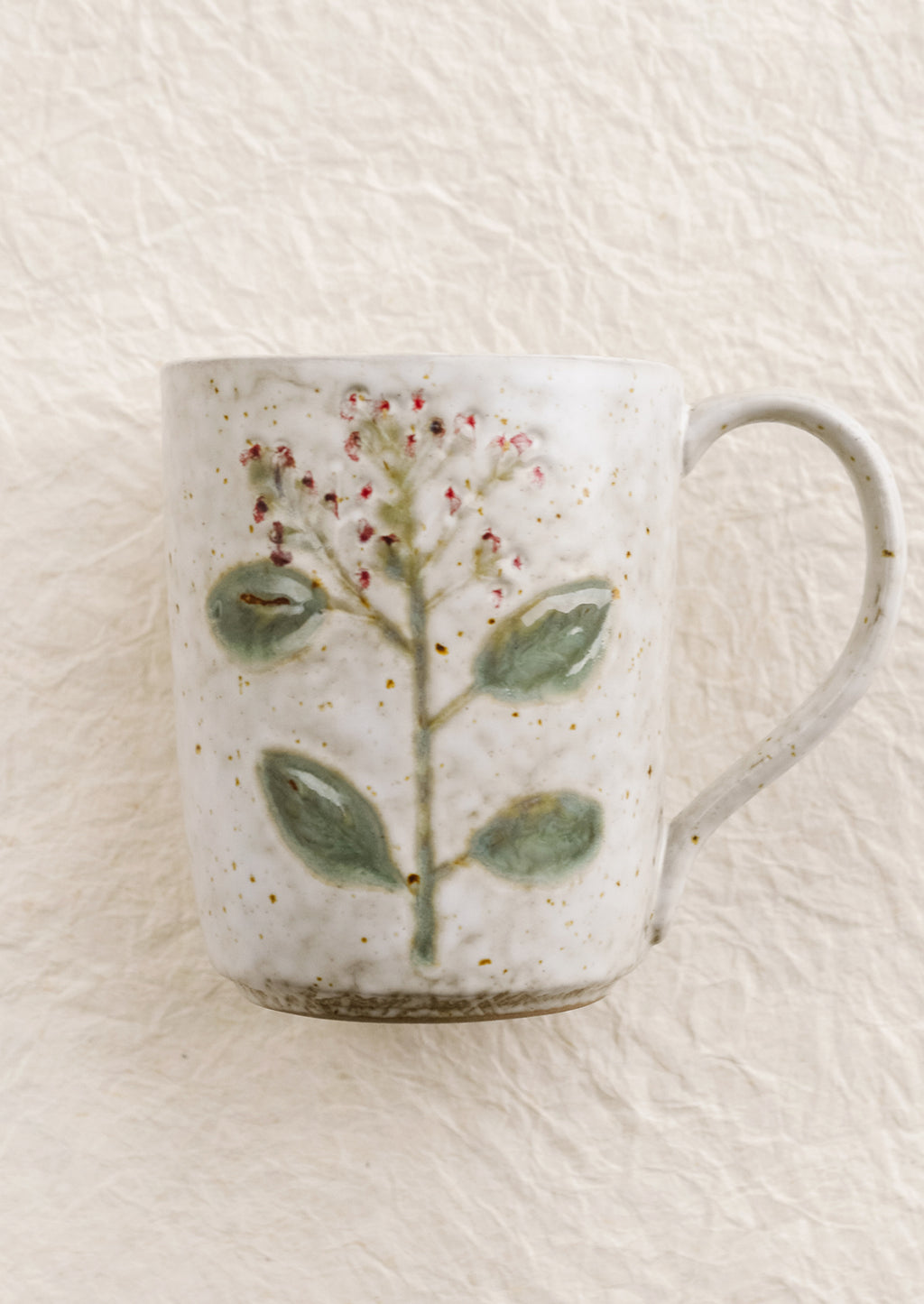 Hollyhock: Wildflower Ceramic Mug