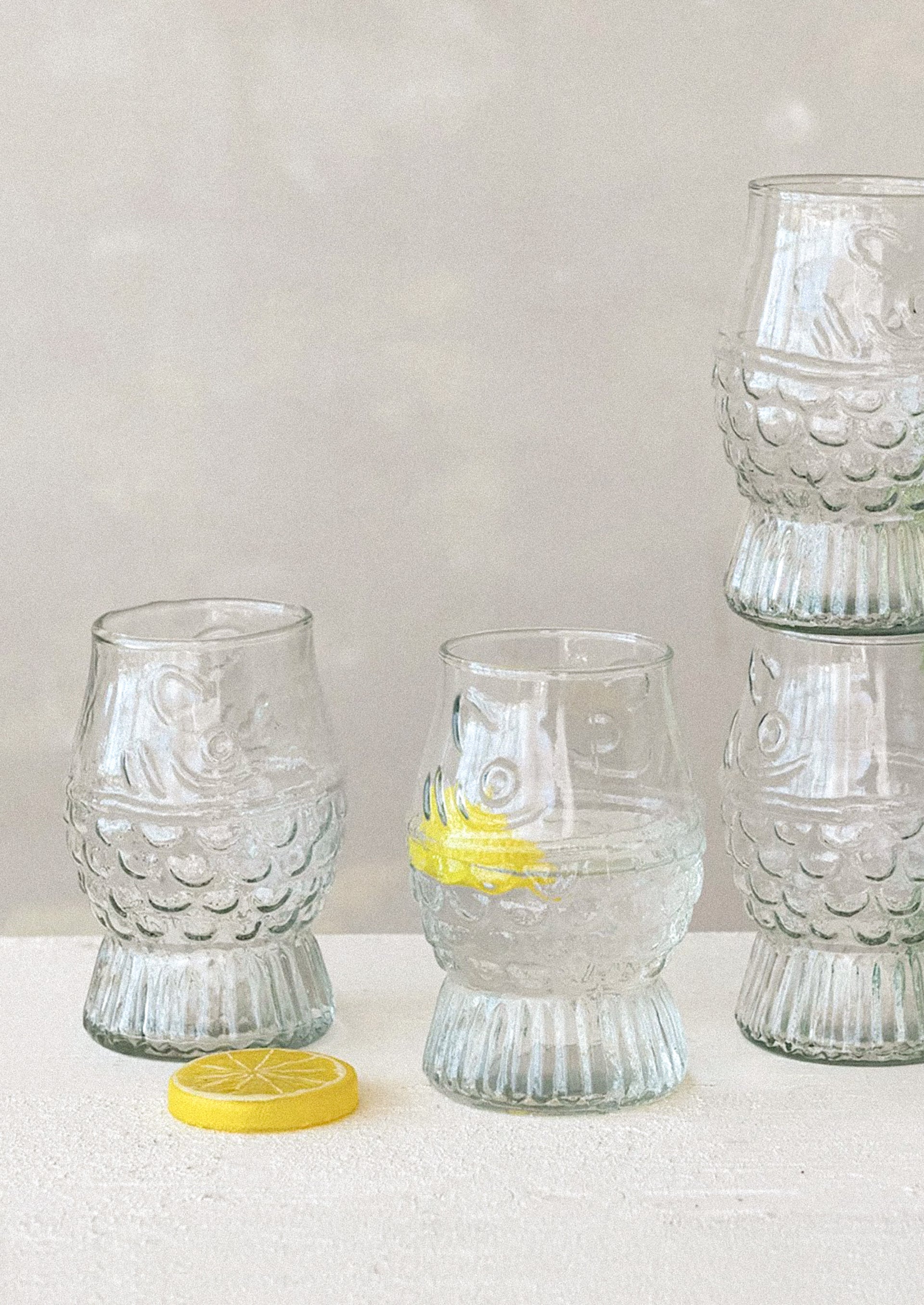 Koi Drinking Glass