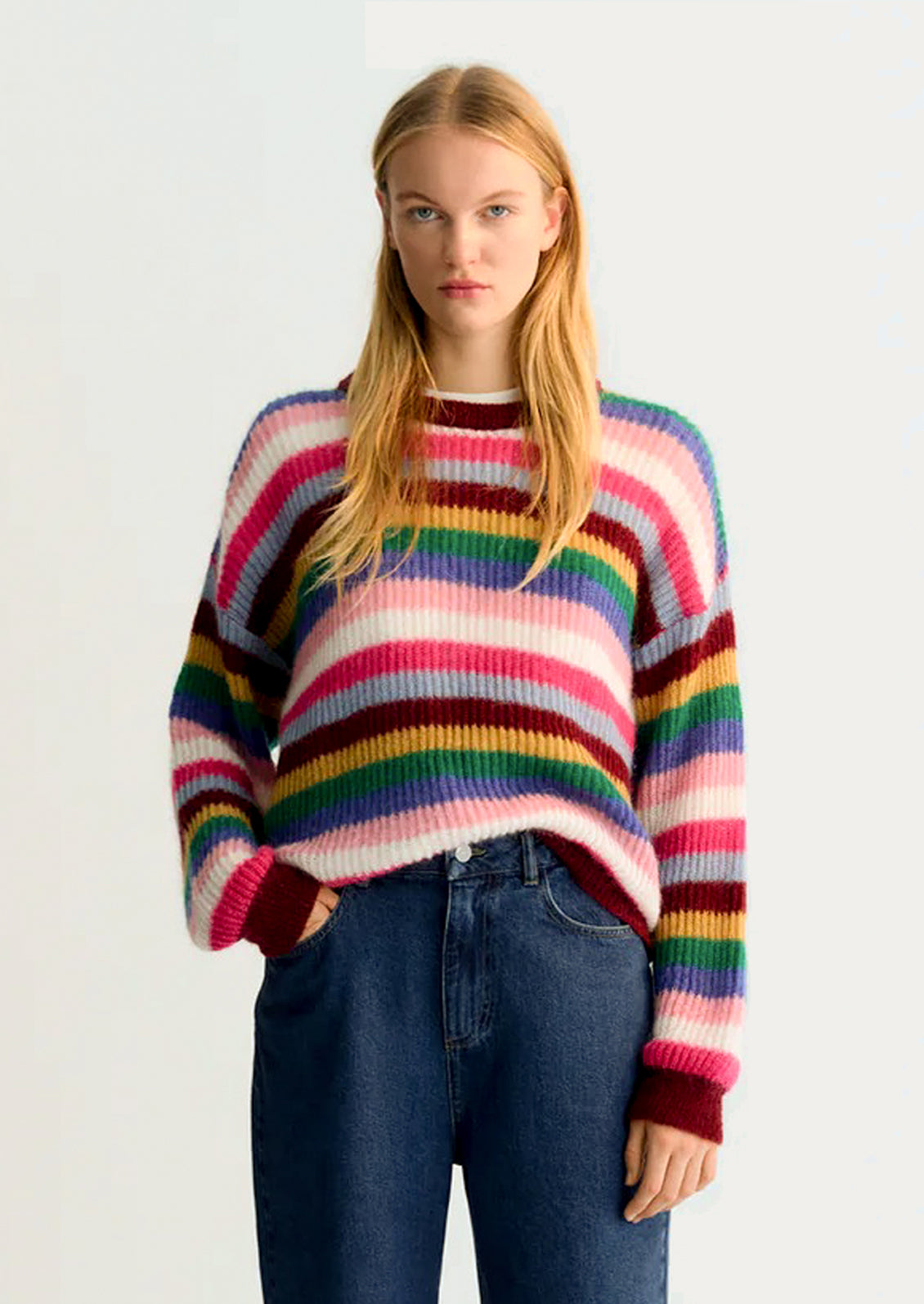 Astrid Multicolor Striped Sweater – LEIF
