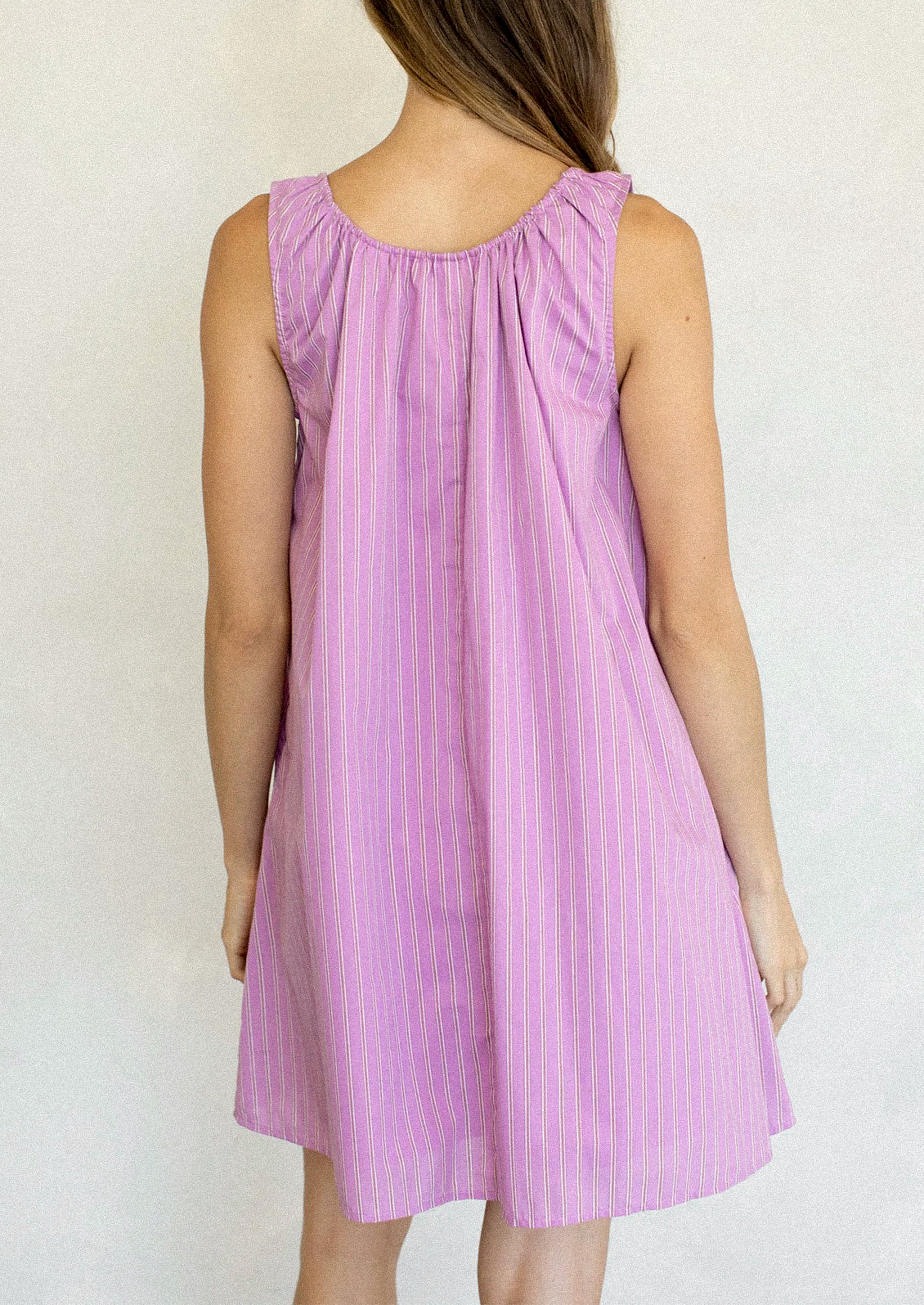 pink purple striped dress Daydream Stripe Maxi All About You this fit Purple color palette striped |