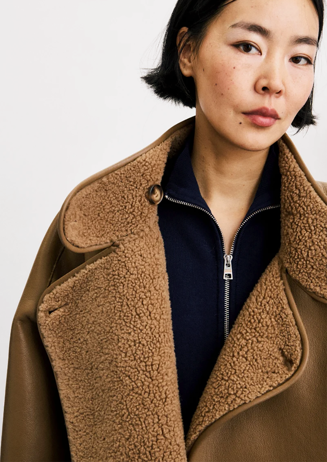 Bodie Funnel Neck Reversible Coat