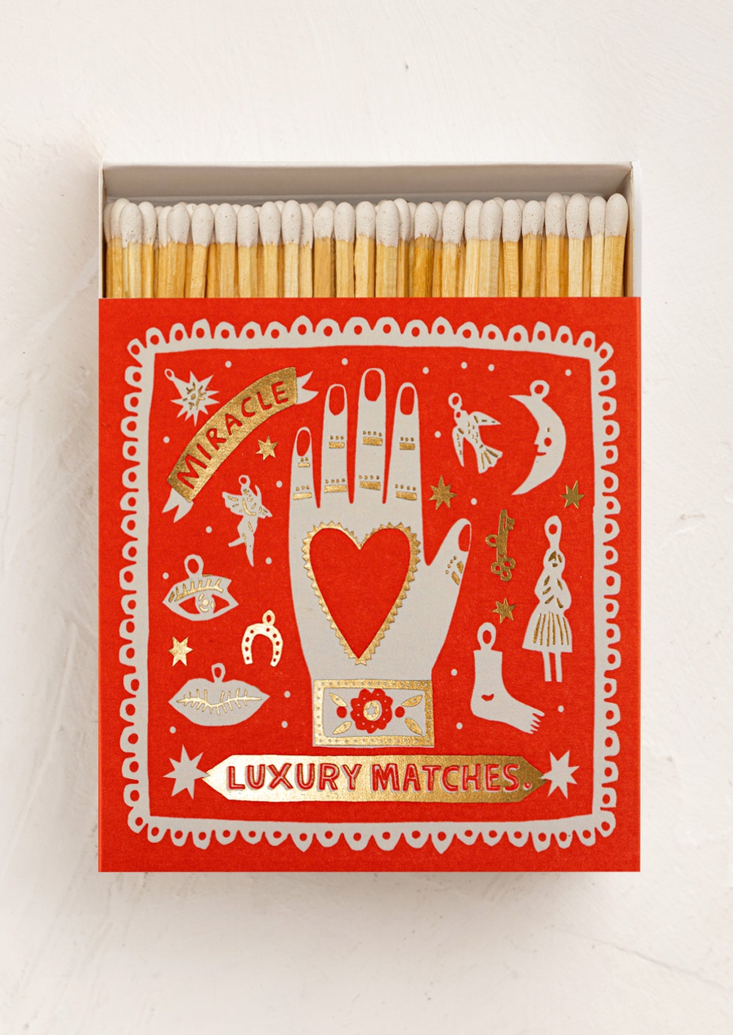 Matches box with red design and 'Miracle' text.
