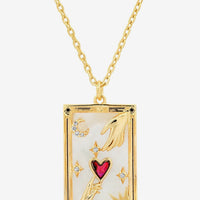 The Lovers: A necklace in style of Lovers tarot card.