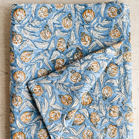 1: Marina Block Printed Tablecloth