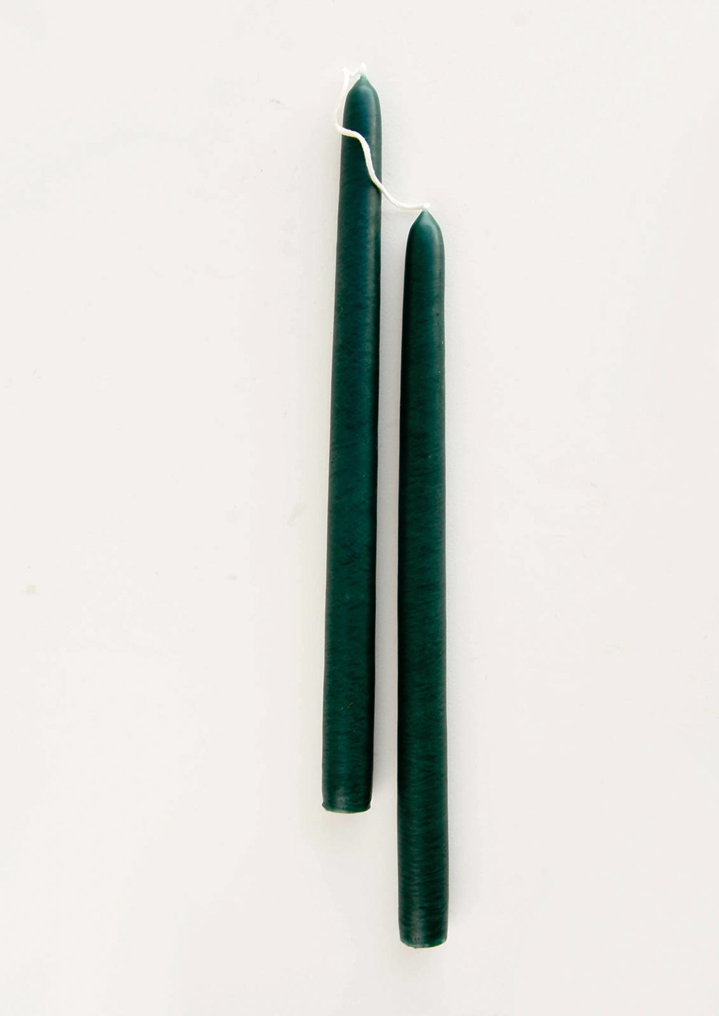 Dripless Taper Candle in Shade Emerald