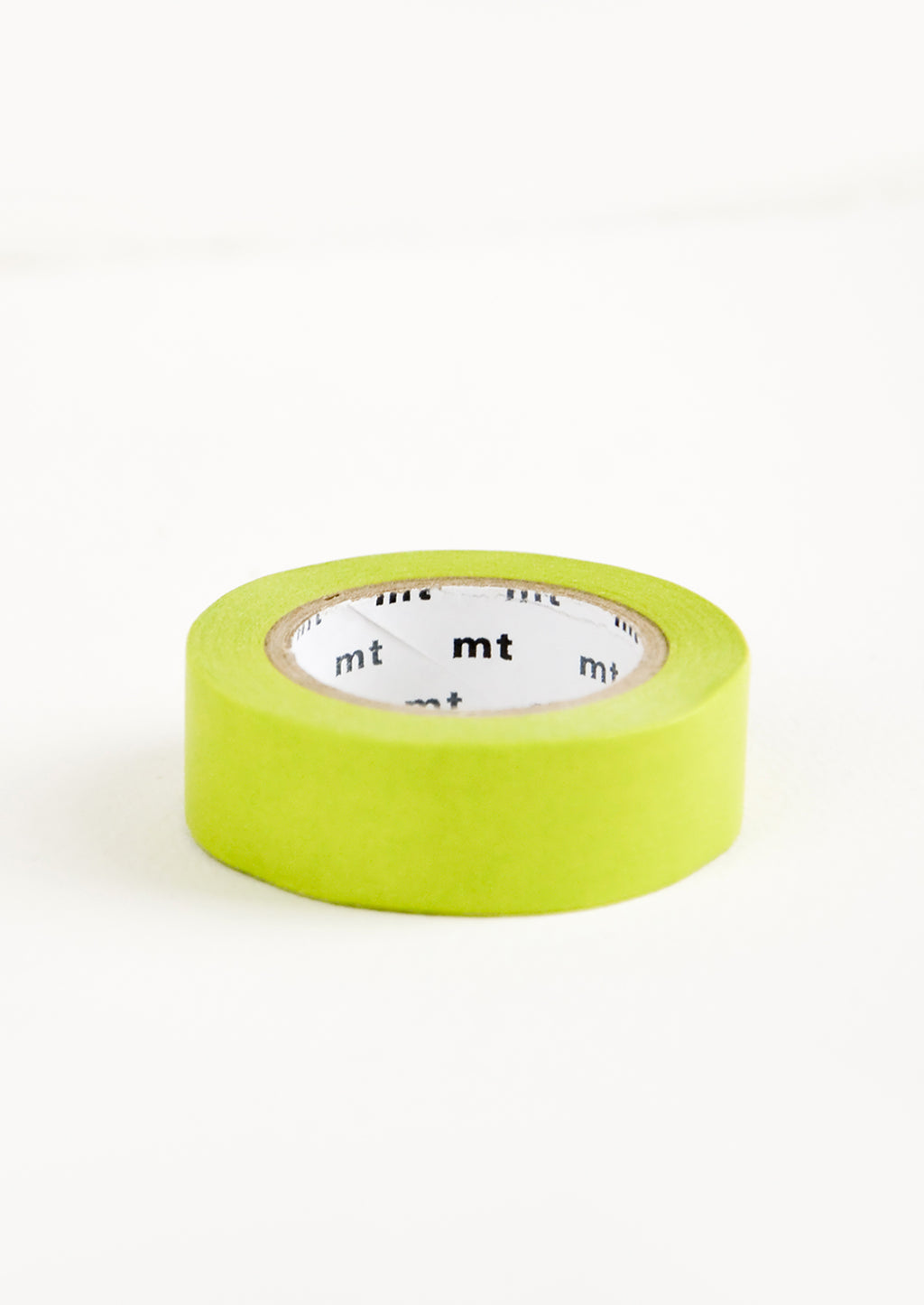 Lime: A roll of washi tape in lime green.