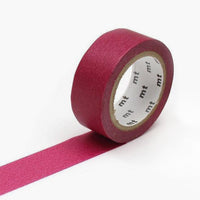 Fig: A roll of washi tape in solid fig color.