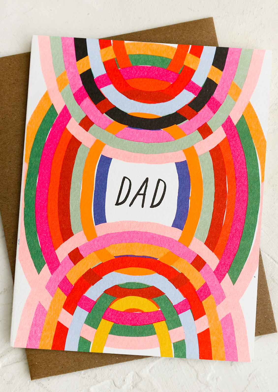 Dad Arch Neon Arches Dad Card by Hartland Brooklyn | LEIF