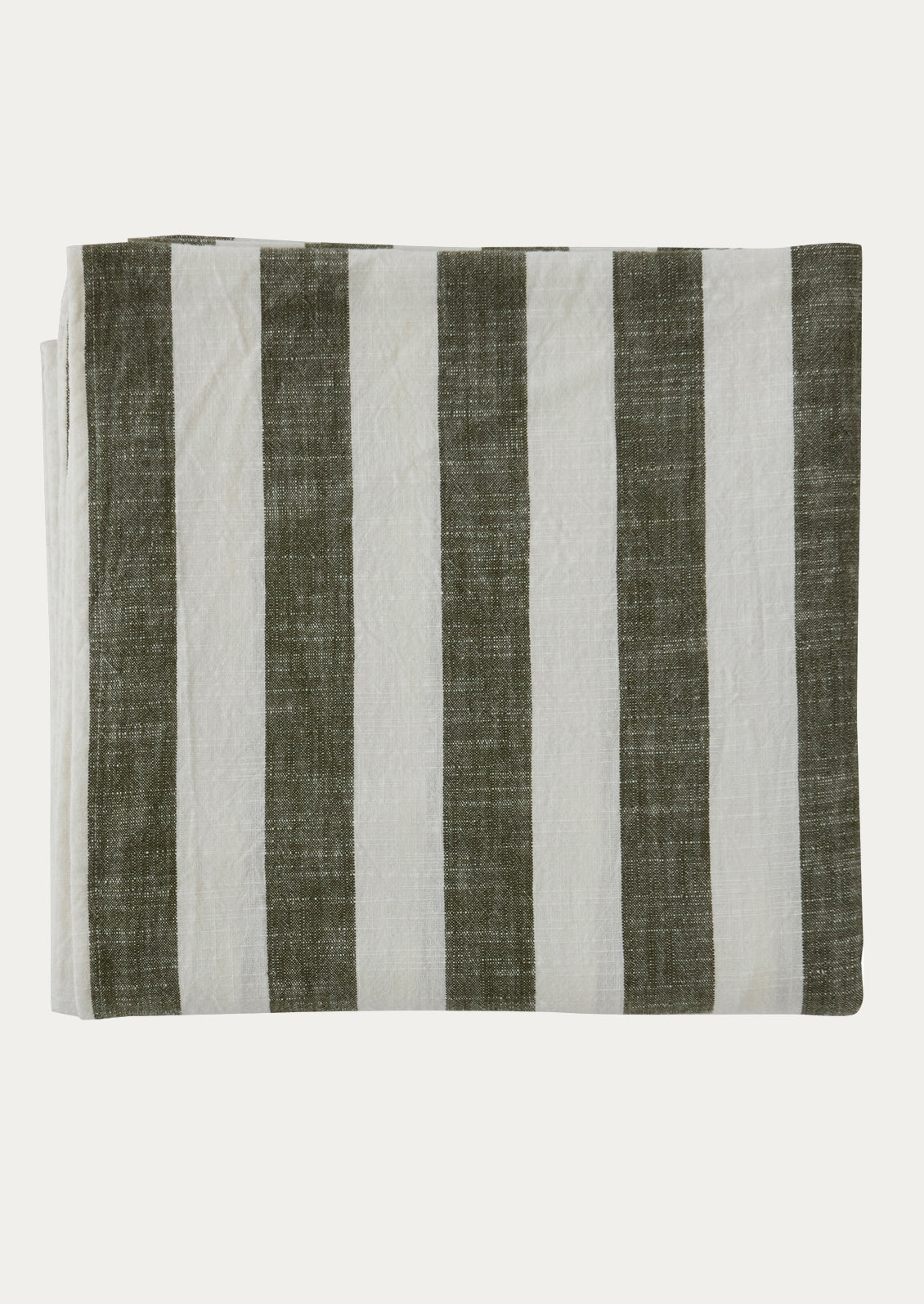 Organic Cotton Striped Tablecloth