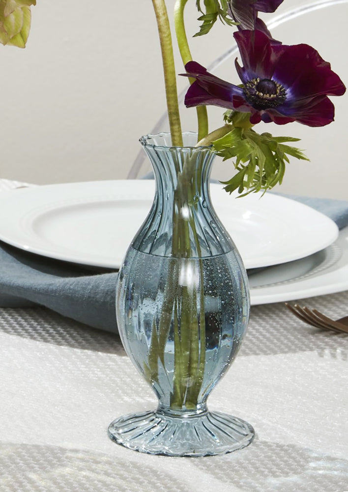 Tinted Optic Glass Vase