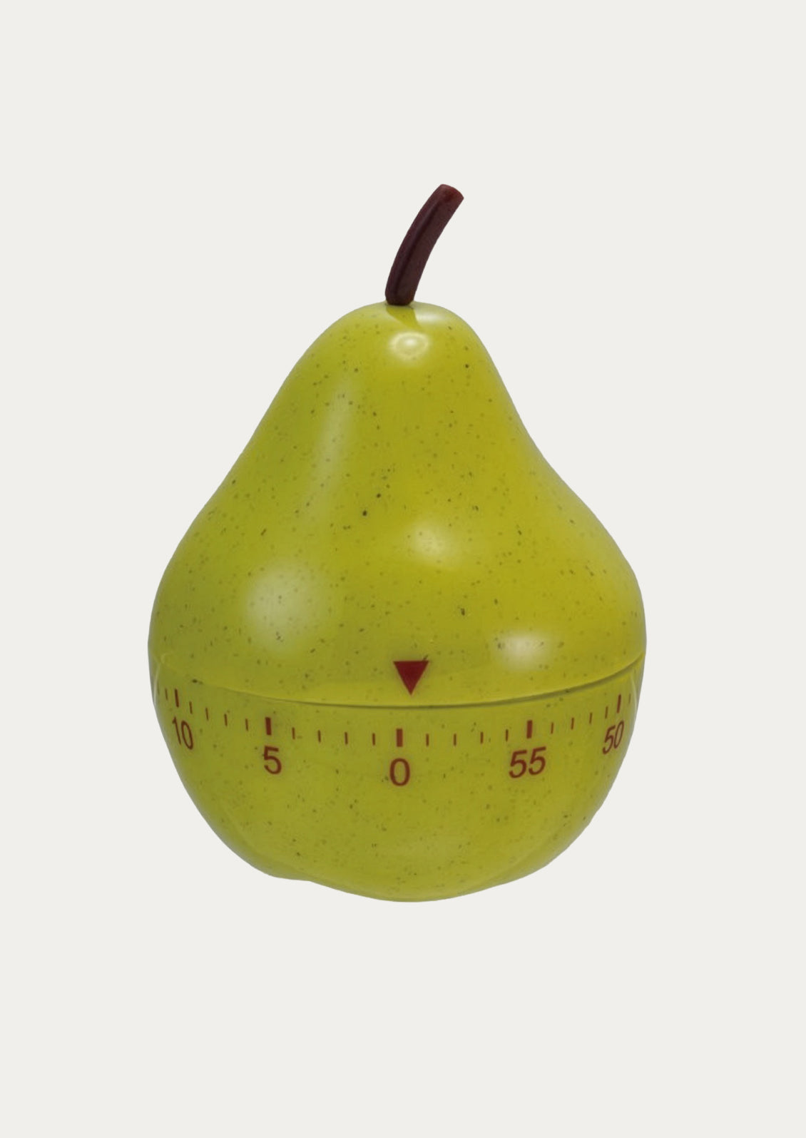 Pear shaped kitchen timer.