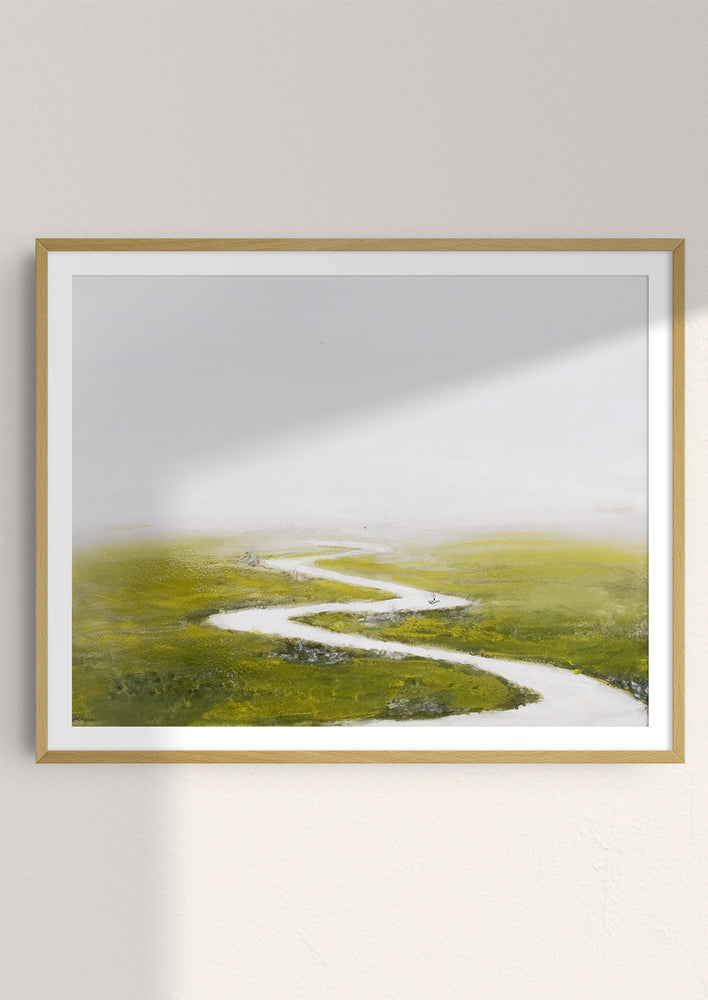 River Through The Marsh Print hover