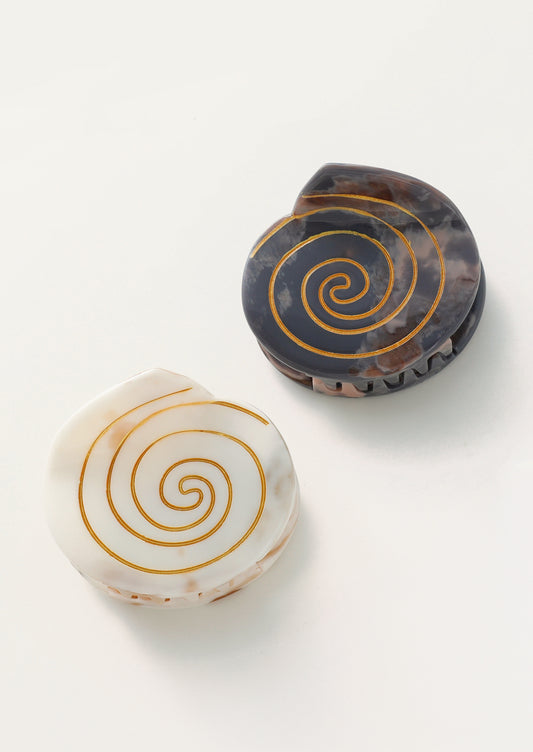 Marbled Sundial Hair Claw