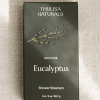 Eucalyptus: A 2 pack of shower steamers in eucalyptus scent.