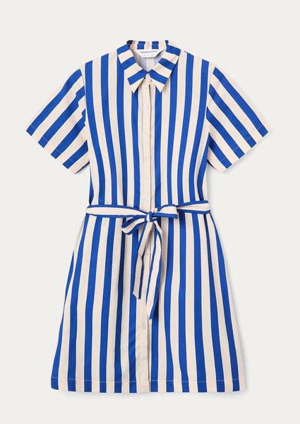 Tola Striped Shirt Dress – LEIF