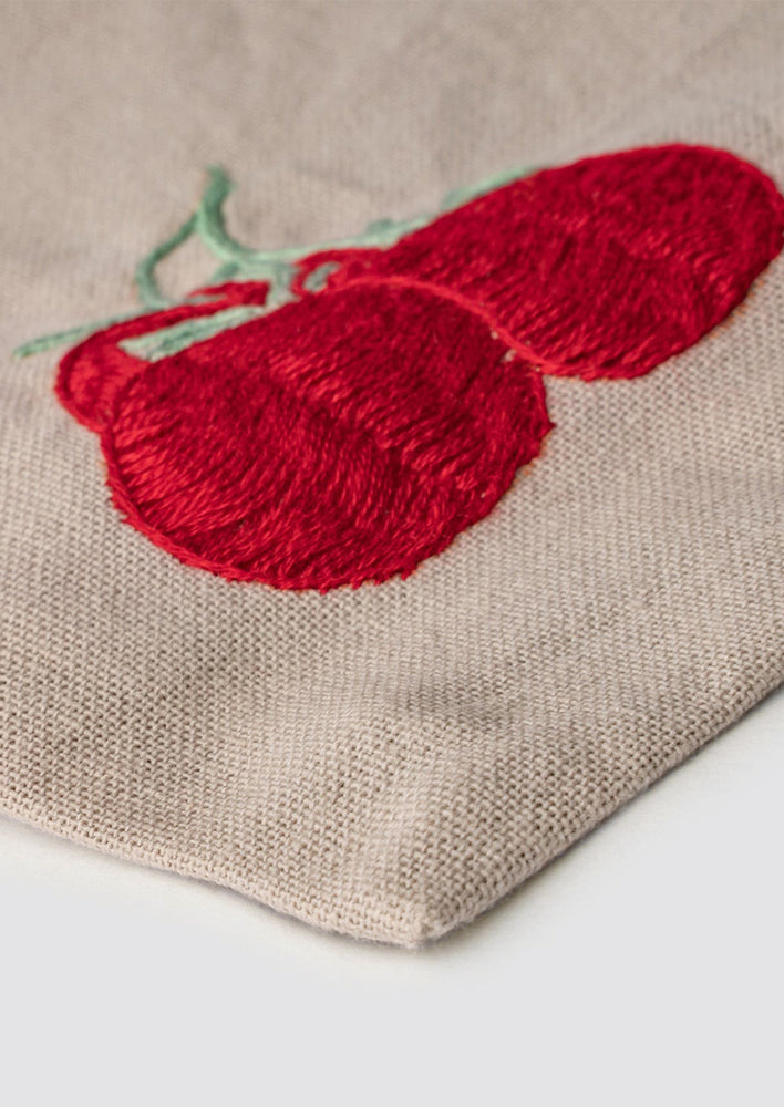 Tomato Embroidered Placemat hover