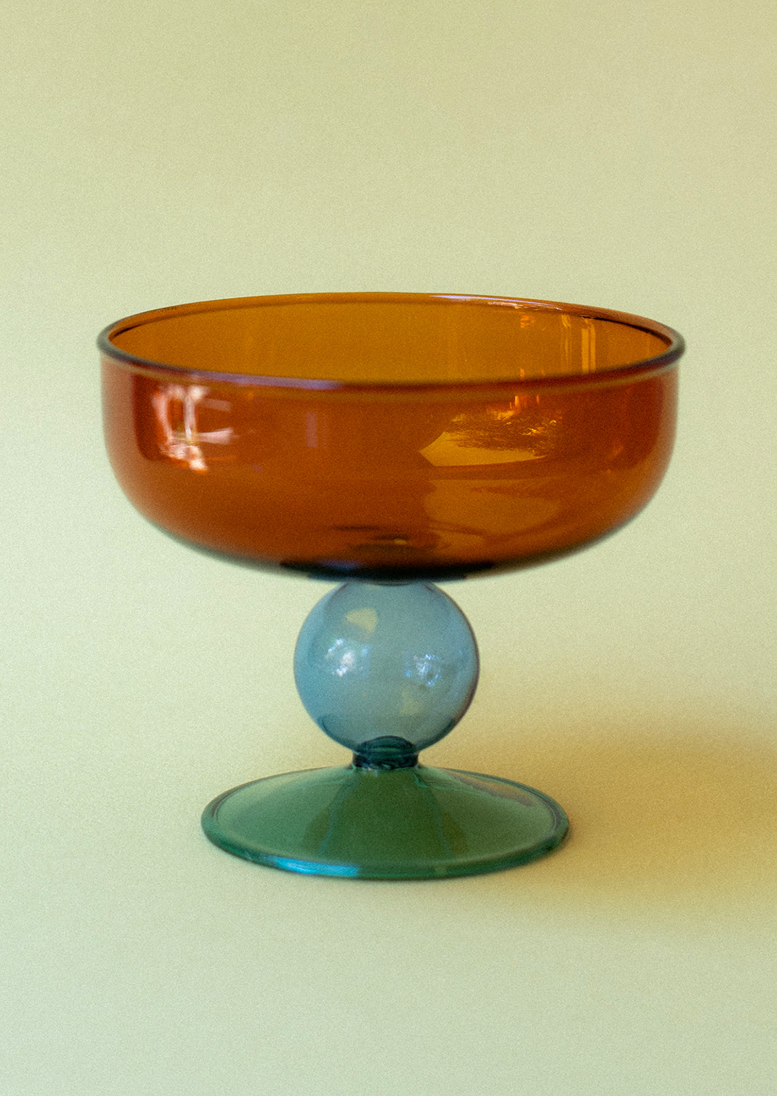Tinted Glass Coupe - Amber/Green Multi