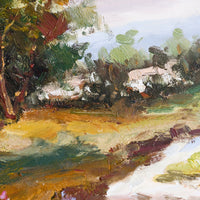 2: Framed Oil Landscape Painting, Vista