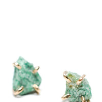 1: Fuchsite Claw Stud Earrings in  - LEIF