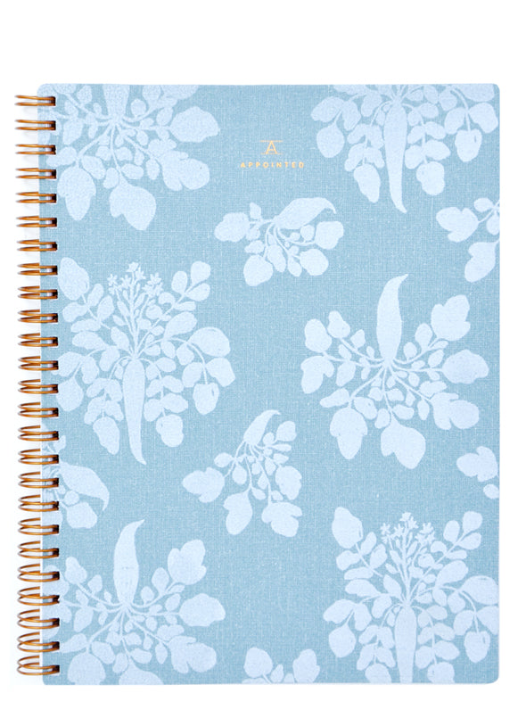 Chambray Blue: Appointed x Lewis Notebook in Chambray Blue - LEIF