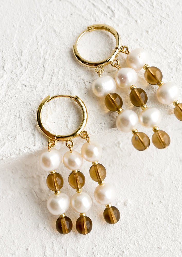 Atiya Pearl & Glass Earrings