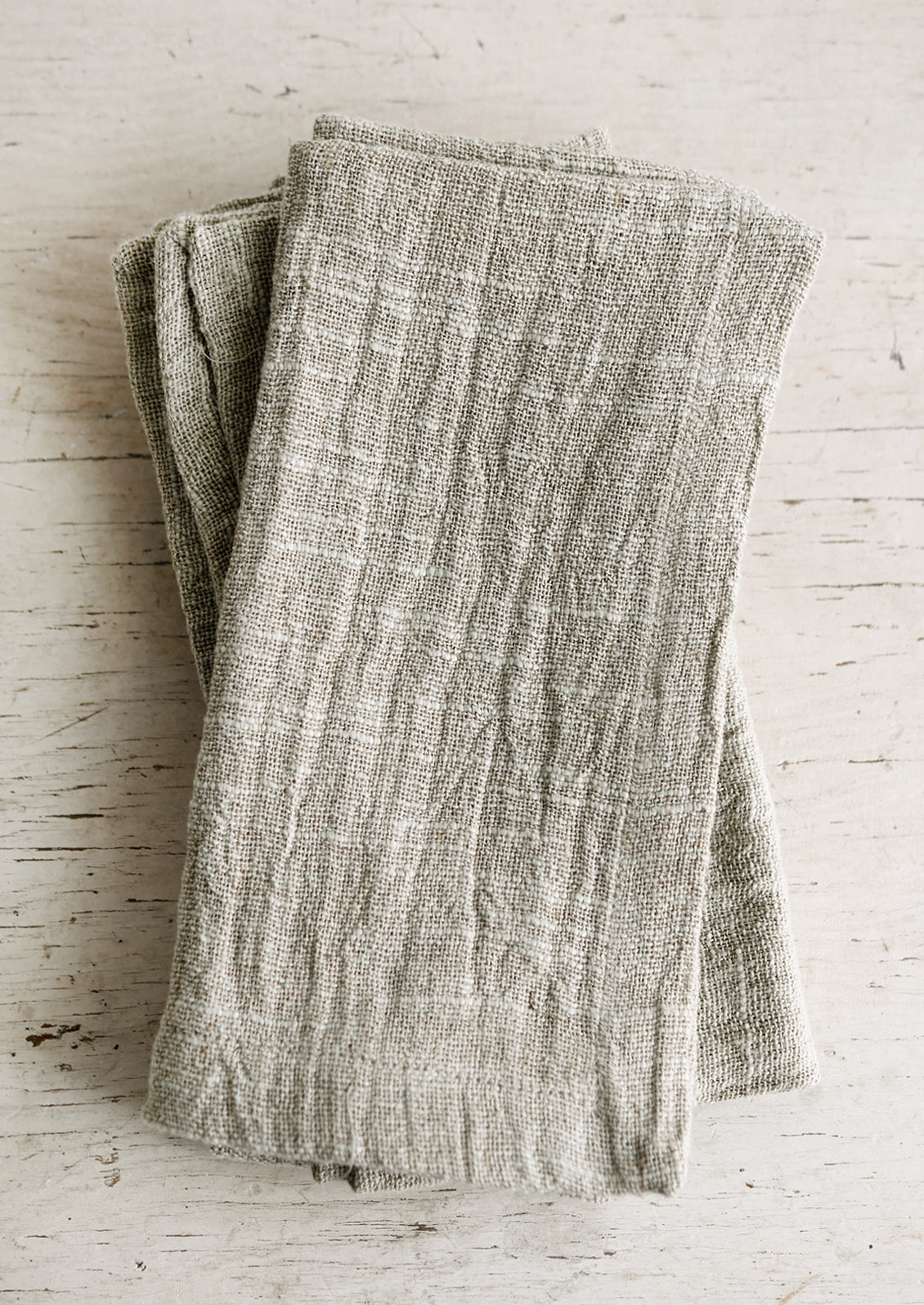 BLANKET STITCH NAPKINS SET OF 6, Linen-Grey, 18''x18''. – Chardin Home