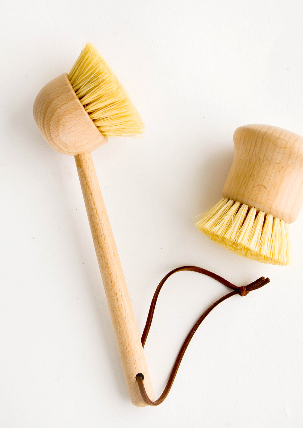 Short Round [$12.00]: Dish brushes made from natural beechwood