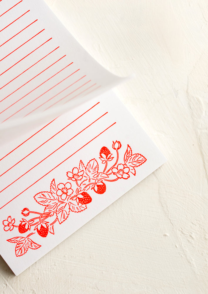 Berry Important Letterpress Notepad hover