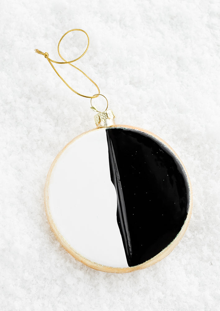 Black & White Cookie Ornament hover